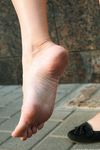 Feet - Albina - 2016-03-26 Barefoot office girl