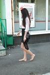 Feet - Albina - 2016-03-26 Barefoot office girl