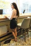Feet - Albina - 2016-03-26 Barefoot office girl