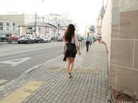 Feet - Albina - 2016-03-26 Barefoot office girl