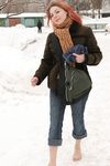 Feet - Alenka - 2006-08-19 Russian barefoot winter