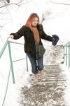 Feet - Alenka - 2006-08-19 Russian barefoot winter