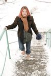 Feet - Alenka - 2006-08-19 Russian barefoot winter