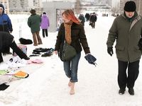 Feet - Alenka - 2006-08-19 Russian barefoot winter