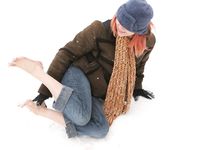 Feet - Alenka - 2006-08-19 Russian barefoot winter