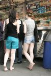 Feet - Alexandra + Olga A - 2011-04-02 Two girls in the center of Moscow