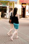 Feet - Alexandra + Olga A - 2011-04-02 Two girls in the center of Moscow