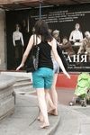 Feet - Alexandra + Olga A - 2011-04-02 Two girls in the center of Moscow