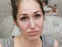 Feet - Alexandra + Olga A - 2011-04-02 Two girls in the center of Moscow