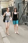 Feet - Alexandra + Olga A - 2011-04-02 Two girls in the center of Moscow
