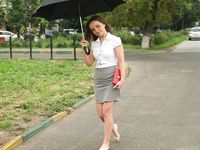 Feet - Alexandra E - 2013-09-20 Office girl