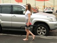 Feet - Alexandra E - 2013-09-20 Office girl