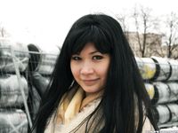 Feet - Alina - 2015-01-08 Barefoot in a winter park