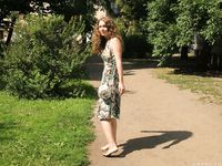 Feet - Alina A - 2015-04-22 Delightful barefoot girl