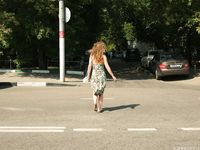 Feet - Alina A - 2015-04-22 Delightful barefoot girl