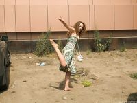 Feet - Alina A - 2015-04-22 Delightful barefoot girl