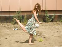 Feet - Alina A - 2015-04-22 Delightful barefoot girl