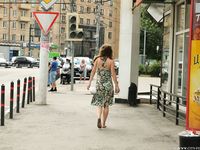 Feet - Alina A - 2015-04-22 Delightful barefoot girl