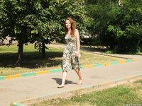 Feet - Alina A - 2015-04-22 Delightful barefoot girl