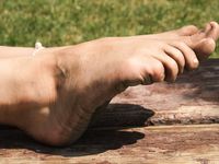 Feet - Alina A - 2015-04-22 Delightful barefoot girl