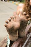 Feet - Alina A - 2015-04-22 Delightful barefoot girl