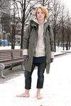 Feet - Alisa - 2011-03-27 Crazy barefoot girl in snowy streets