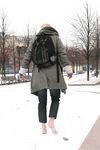 Feet - Alisa - 2011-03-27 Crazy barefoot girl in snowy streets