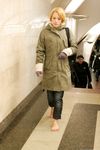 Feet - Alisa - 2011-03-27 Crazy barefoot girl in snowy streets
