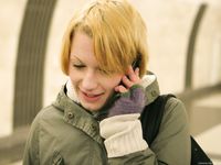 Feet - Alisa - 2011-03-27 Crazy barefoot girl in snowy streets