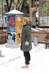 Feet - Alisa - 2011-03-27 Crazy barefoot girl in snowy streets