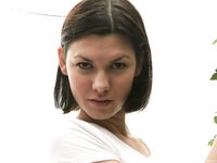 Feet - Alisa A - 2013-01-03 Hot beauty in T-shirt and shorts