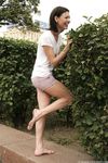 Feet - Alisa A - 2013-01-03 Hot beauty in T-shirt and shorts