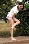 Feet - Alisa A - 2013-01-03 Hot beauty in T-shirt and shorts
