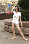 Feet - Alisa A - 2013-01-03 Hot beauty in T-shirt and shorts