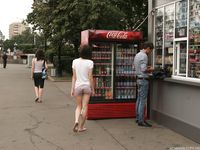 Feet - Alisa A - 2013-01-03 Hot beauty in T-shirt and shorts