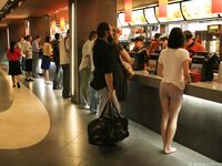 Feet - Alisa A - 2013-01-03 Hot beauty in T-shirt and shorts