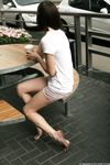 Feet - Alisa A - 2013-01-03 Hot beauty in T-shirt and shorts