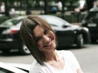 Feet - Alisa A - 2013-01-03 Hot beauty in T-shirt and shorts