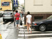 Feet - Alisa A - 2013-01-03 Hot beauty in T-shirt and shorts