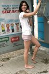 Feet - Alisa A - 2013-01-03 Hot beauty in T-shirt and shorts