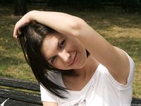 Feet - Alisa A - 2013-01-03 Hot beauty in T-shirt and shorts