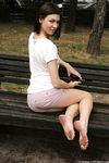 Feet - Alisa A - 2013-01-03 Hot beauty in T-shirt and shorts
