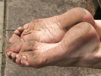 Feet - Alisa A - 2013-01-03 Hot beauty in T-shirt and shorts