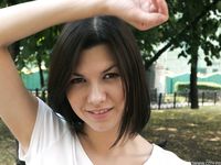 Feet - Alisa A - 2013-01-03 Hot beauty in T-shirt and shorts