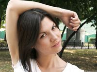 Feet - Alisa A - 2013-01-03 Hot beauty in T-shirt and shorts