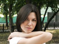 Feet - Alisa A - 2013-01-03 Hot beauty in T-shirt and shorts