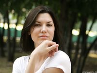 Feet - Alisa A - 2013-01-03 Hot beauty in T-shirt and shorts