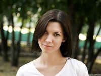 Feet - Alisa A - 2013-01-03 Hot beauty in T-shirt and shorts