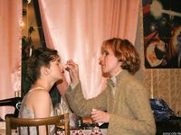 Feet - Alla + Lena + Tatyana - 2004-03-04 Glass walking