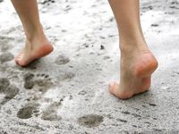 Feet - Alyona A - 2012-06-21 Cheerful barefoot girl